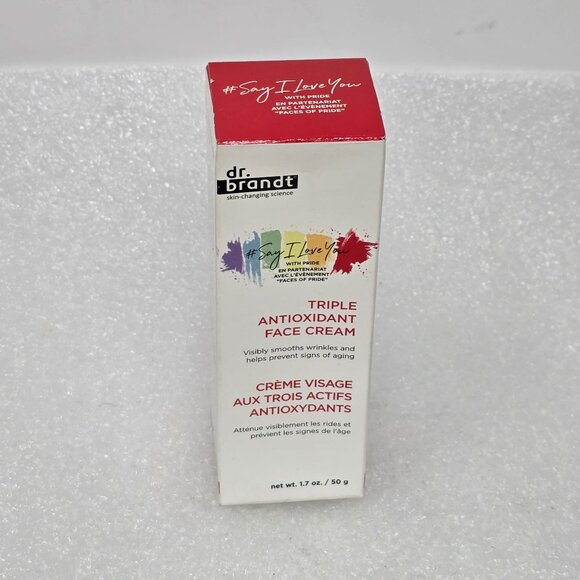 Dr. Brandt Triple Antioxidant Face Cream 1.7 Oz / 50 G Skincare Reduces Wrinkles - Picture 1 of 1